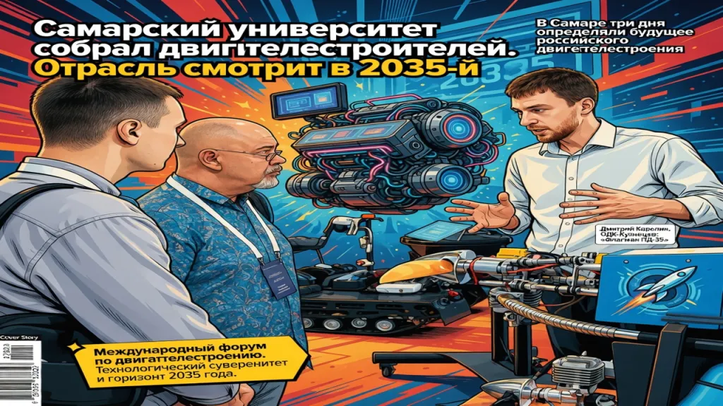 Самарский университет собрал двигателестроителей. Отрасль смотрит в 2035-й